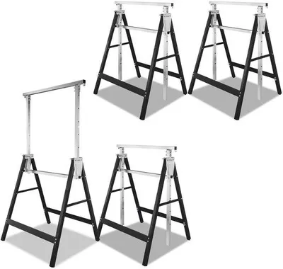Productafbeelding van Werkbankset - Hoogte verstelbaar 80-130 cm - Opklapbare werkplek met een draagvermogen van 200 kg