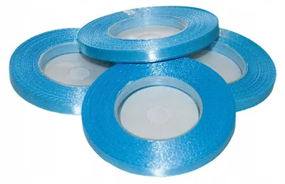 Produktbild von Aliga Satintband 6mm 32 Meter Hellblau