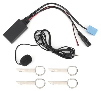 Produktbild von 8-poliger Auto-Mikrofon-Adapter, Bluetooth 5.0 AUX-Audiokabel, Musik-Player-Zubehör