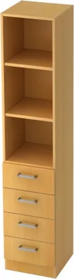 Produktbild von Schublad.Regal 7600 CE, 5 OH 40,6 x 42 x 200,4 cm (BxTxH)