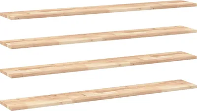 Obrázek produktu pro vidaXL Plovoucí police 4 ks 140x20x2 cm masivní dřevo akácie neošetřené