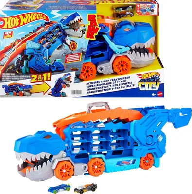 Zdjęcie produktu dla Hot Wheels City HNG50, Zestaw pojazdów i torów, 4 lat(a), AAA, Plastik, Wielobarwny