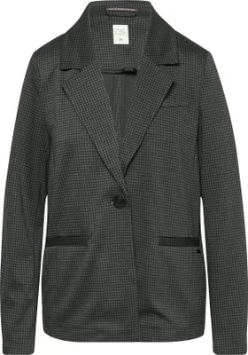 Produktbild von QS Damen Blazer 28826-34, 28826-36, 28826-38, 28826-40, 28826-42 QSS-2153318 black checked 38
