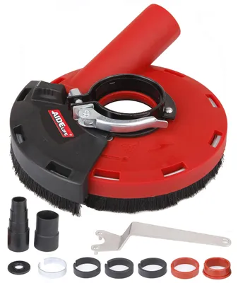 Obrázek produktu pro Odsávací kryt s kartáčovým lemem pro úhlovou brusku 115/125 mm