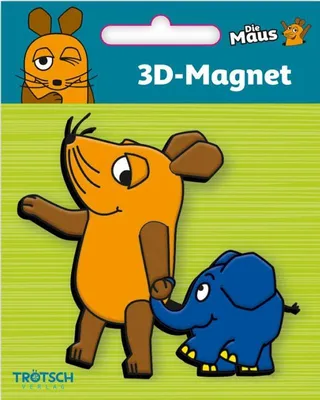 Produktbild von Trötsch Die Maus Magnet Maus und Elefant