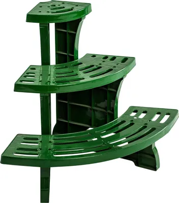 Produktbild von Blumenständer 3 Ebenen für Blumentöpfe - innen und außen - 58 x 45 x 485 cm