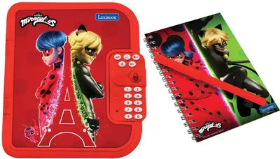 Obrázok produktu pre Lexibook Elektronický zápisník Secret Safe Miraculous: Čarovná Lienka a Čierny Kocúr