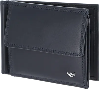 Produktbild von Golden Head Leder Geldbörse Geldklammer Polo RFID Protect Clip-Scheintasche 1921 Marineblau dunkelblau
