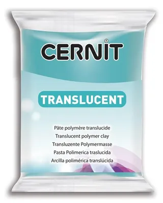 Produktbild von Cernit Translucent Modelliermasse 56 g - Türkis