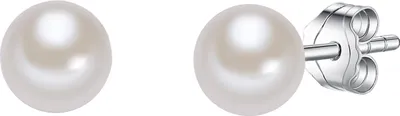 Produktbild von Valero Pearls Perlen-Ohrstecker Sterling Silber Süßwasser-Zuchtperle 00186130