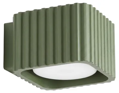 Productafbeelding van Wandlamp RIFF olijfgroen Gx53 1xGx53 10W aluminium 6x12x10cm Sollux Lighting