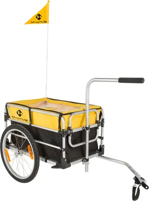 Image de M-WAVE Remorque vélo Stalwart 20 Carry Fold pliable robuste