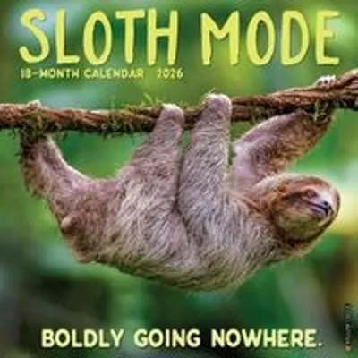 Produktbild von Sloth Mode 2026 Wall Calendar