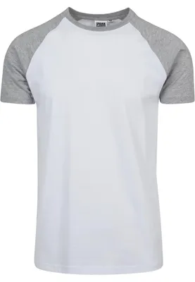Obrázek produktu pro Pánské tričko Urban Classics Raglan Contrast Tee wht/gry - M