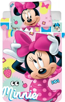 Produktbild von Disney Bettwäsche Minnie süßes Baby 100x135, 40x60 cm