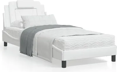 Produktbild von Maison Exclusive - Bettgestell "Viana" ohne Matratze Weiß 90x200 cm Kunstleder