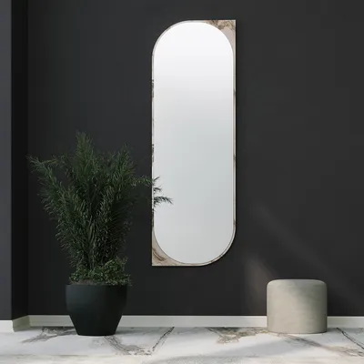 Image de Skye Decor, Livi - Marbre, miroir, 100 % MDF, marbre, 52 x 152 cm