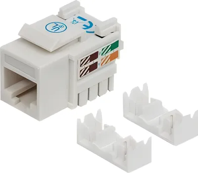 Produktbild von INTELLINET Keystone Jack Cat6 Punch-down UTP weiss