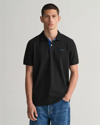 Zdjęcie produktu dla Gant Polo Slim Fit Czarna Bawełna