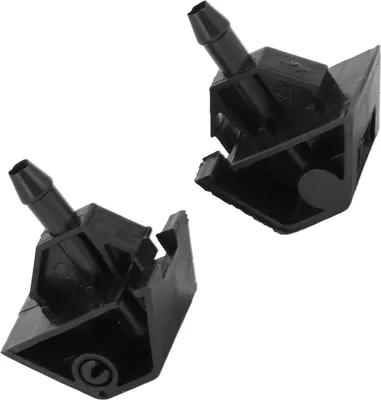 Immagine prodotto di Coppia di ugelli lavavetro 28932-JD000 ABS Nero Ricambio antiusura per Nissan