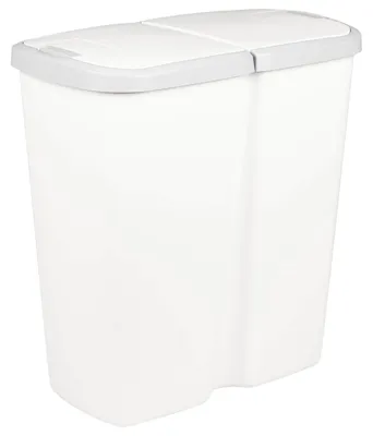 Zdjęcie produktu dla VidaXL Kosz na śmieci, biały, 48,5 x 28 x 51 cm, wykonany z polipropylenu (PP)