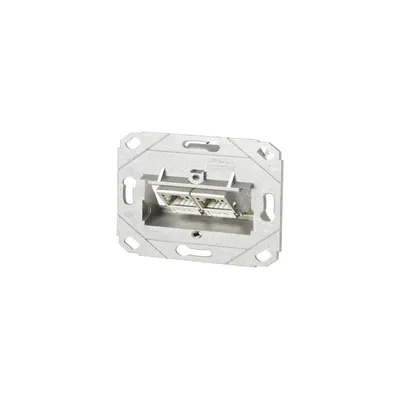 Produktbild von METZ CONNECT C6Amodul 2 Port 180°M UP0-Dose, reinweiß RAL9010