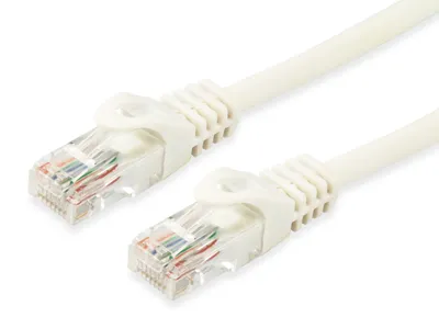 Image de Equip Patchkabel Cat6A U/UTP 2xRJ45 15.00m weiß LSZH Polybeutel