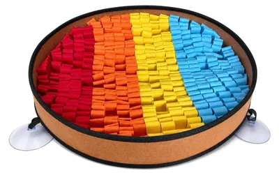 Produktbild von Schnüffelteppich Hund 48cm Filz Slow Feeder Anti-Rutsch Matte