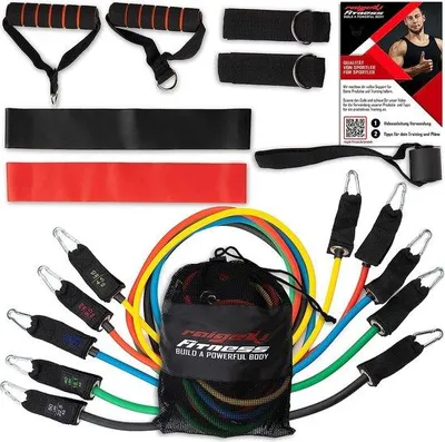 Produktbild von Fitnessband Set mit Widerstandsband und Türanker