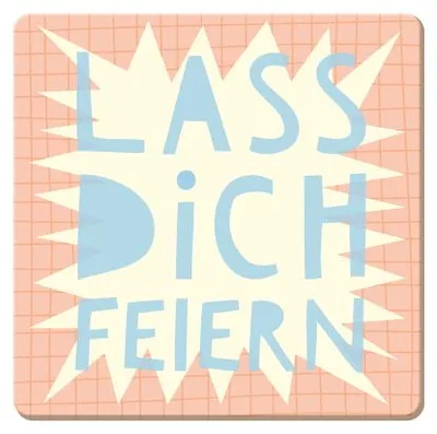 Produktbild von Korkuntersetzer Lass dich feiern