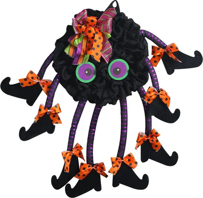 Obrázok produktu pre Halloween, nová dekorácia – pavúk s viacerými nohami, vianočný veniec, girlanda, dekorácia na párty (50 cm)