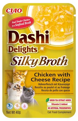 Produktbild von Churu Katzensnack Dashi Delights Broth Huhn & Käse 40 g