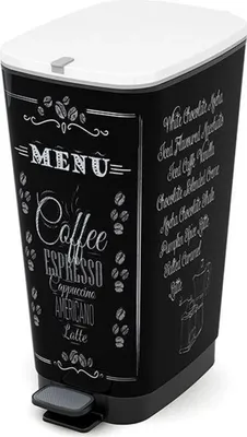 Obrázek produktu pro Kis Kis Pedal bin Chic Bin Coffee Menu L - 50L