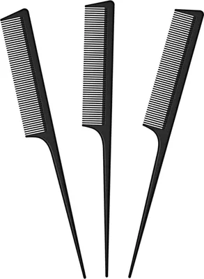 Image de Peigne de coiffure professionnel Peigne de coupe de cheveux Set de 3 pièces