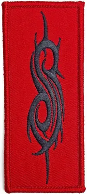 Image de Slipknot - Stammessiegel - Ecusson à repasser - Coton RO3363 (Taille unique) (Rouge/Noir)