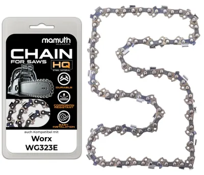 Produktbild von Sägekette 25cm 1.1mm 3/8"" 40 TG für Worx WG323E