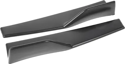 Immagine prodotto di 2 pezzi splitter laterale universale per auto, antigraffio, diffusore ad alette, 450 mm