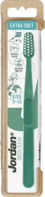 Immagine prodotto di Spazzolino Jordan - Green Clean - Extra morbido - Da 5 a 10 anni - 1 pezzo