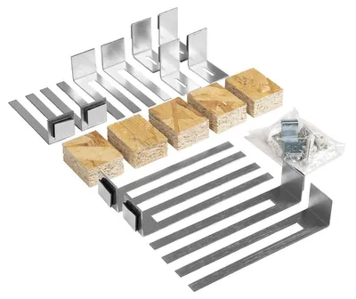 Produktbild von Polysan Montageset für Paneele für Badewannen und tiefe Acryl-Duschwannen