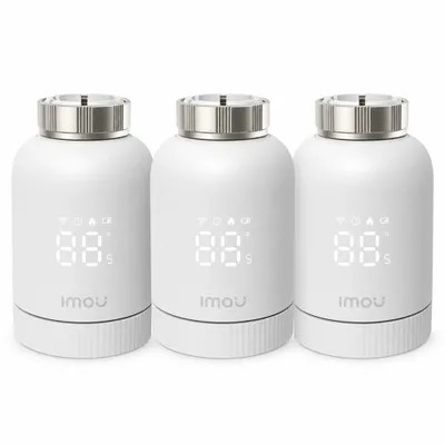Produktbild von IMOU TRV1 Smart Heizkörperthermostat 3er Set mit Zigbee & Sprachsteuerung