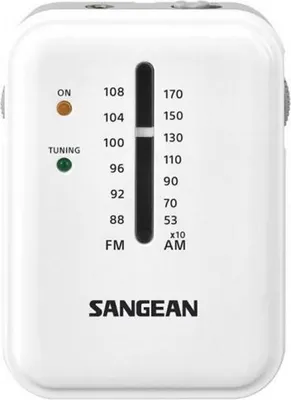 Produktbild von Sangean SR-32, Tragbar, AM, FM, 87,5 - 108 MHz, 522 - 1710 kHz, 8 Ohm, Grau, Weiß