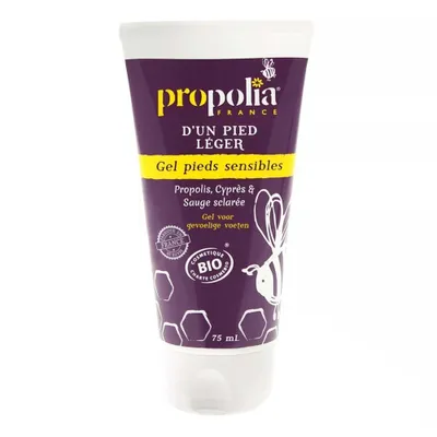 Zdjęcie produktu dla Propolia 3760001821543, Żel do stóp, Kojąca, Oczyszczający, 75 ml, Kobiety, Tubka, 1 szt.