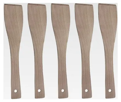 Produktbild von Set aus Holzpfannenwendern und Holzschabern (5 Stück)
