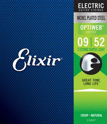 Immagine prodotto di Elixir 19007 Nanoweb 9-52 - Corde per chitarra elettrica a 7 corde