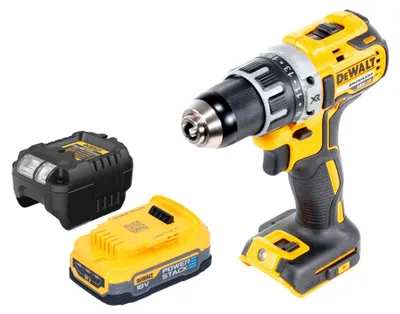 Produktbild von DeWalt DCD 791 E1 Akku Bohrschrauber 18 V 70 Nm Brushless + 1x Powerstack Akku 1,7 Ah + Ladegerät