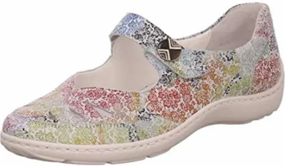 Produktbild von WALDLÄUFER Damen Slipper sportlich weiß Gr. 41/2