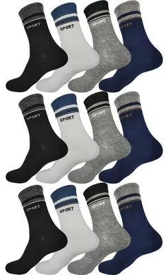 Produktbild von 12 Paar Herren Socken Muster klassischer Form Freizeit Sport,12 Paar, Mix15/39-42