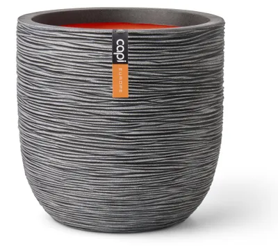 Productafbeelding van Capi Jardiniere Nature Rib 43 x 41 cm anthracite KOFZ933 424243