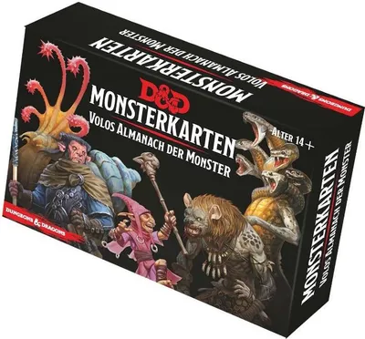 Produktbild von D&D: Monsterkarten - Volos Almanach der Monster