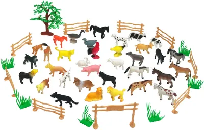Produktbild von Tierspielset Farm Animals 2,5" 50tlg.